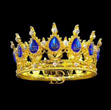 KRUNA MISS - Plastik - Zlato Plava